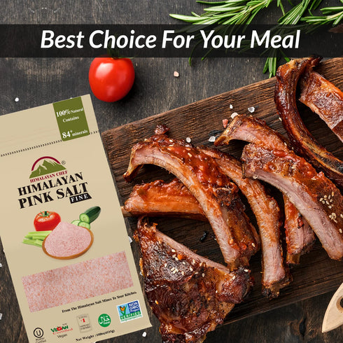 Pink Salt Fine Grain 20 lbs | HIMALAYAN CHEF